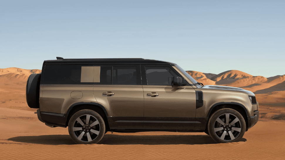 Land Rover Defender parked